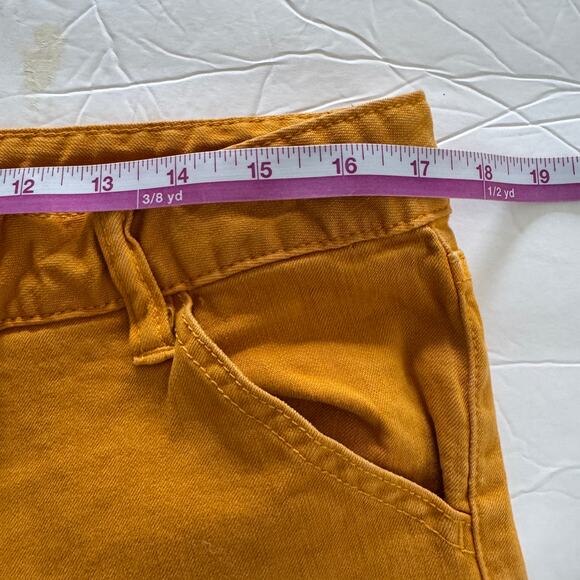 Tory Burch Jeans Women's 32 Mustard Super Skinny Mid Rise Denim - Picture 7 of 10